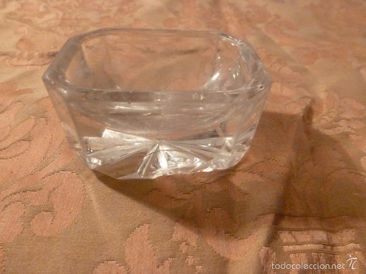 Vintage: jabonera de cristal - Foto 1