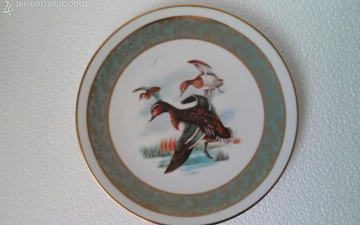 Vintage: Plato decorativo vintage patos aves