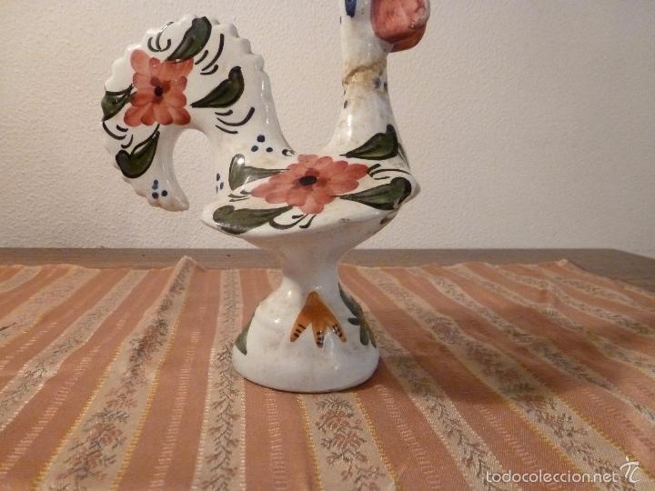 Vintage: gallo de loza - Foto 4