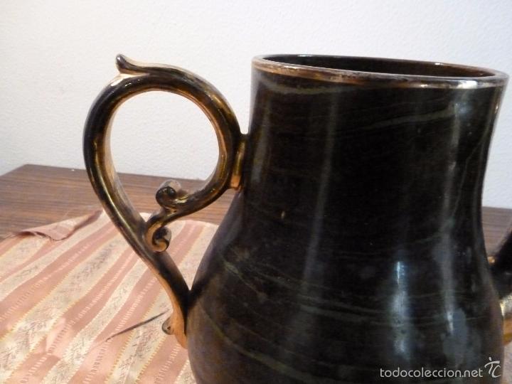 Vintage: TETERA DE LOZA ORO - Foto 6