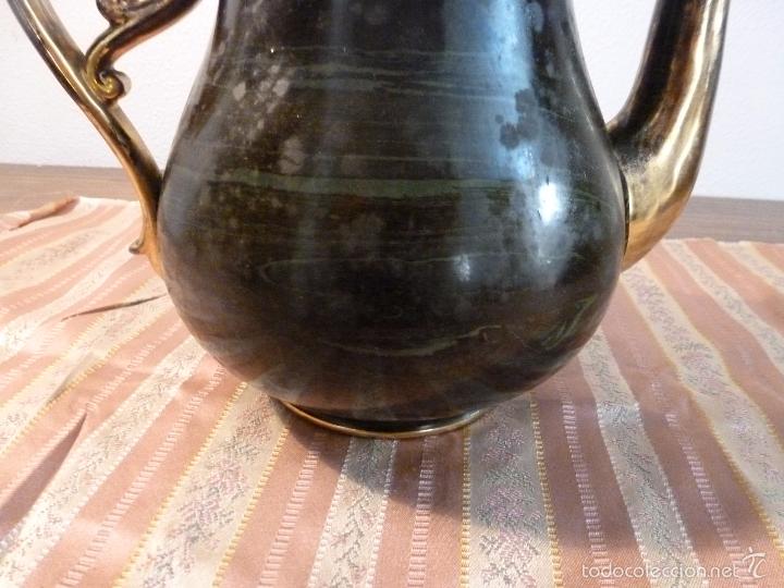 Vintage: TETERA DE LOZA ORO - Foto 7