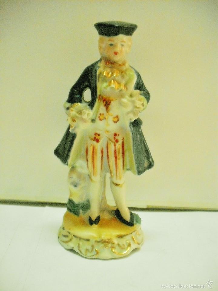 Vintage: 1 Estatua em terracota pintada - made in Japan - anos 70