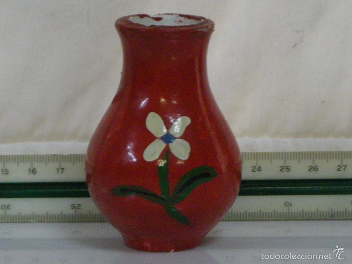 Vintage: JARR&Oacute;N DECORATIVO ARTESANO (REALIZADO Y PINTADO A MANO) DEL A&Ntilde;O 1979