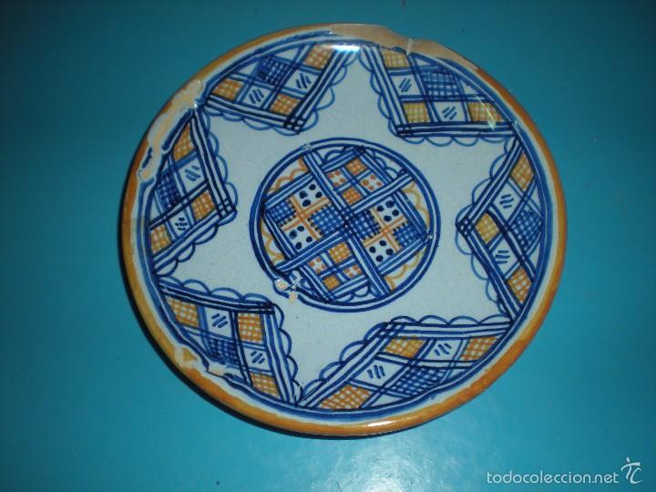 Vintage: PLATO CERAMICA TALAVERA DIAMETRO 19cm