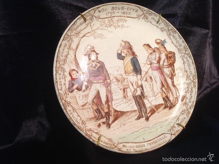Vintage: Plato Decorativo Nos Sous-Offs N&uacute;mero 2 Logis Chedeville 21 cm