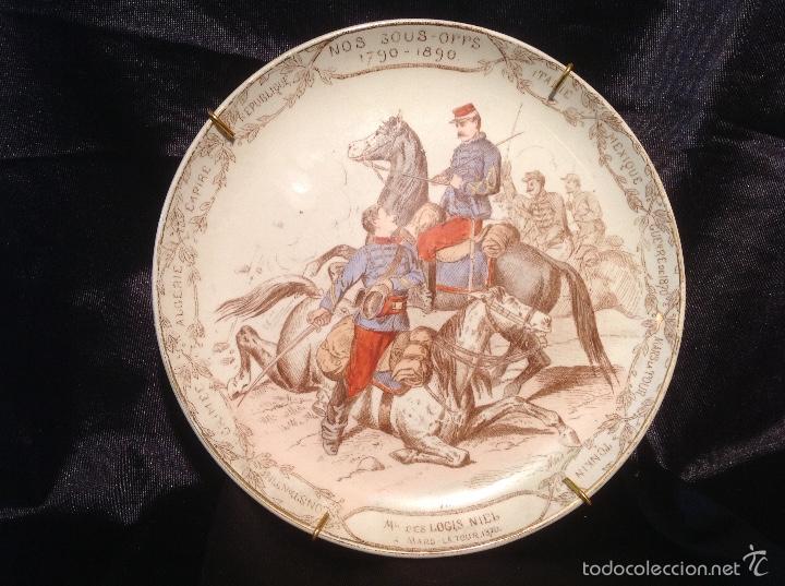 Vintage: Plato Decorativo Nos Sous-Off N&uacute;mero 11 M Des Logis Niel