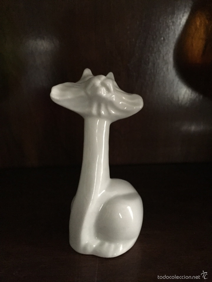 Vintage: Figura de gato de porcelana