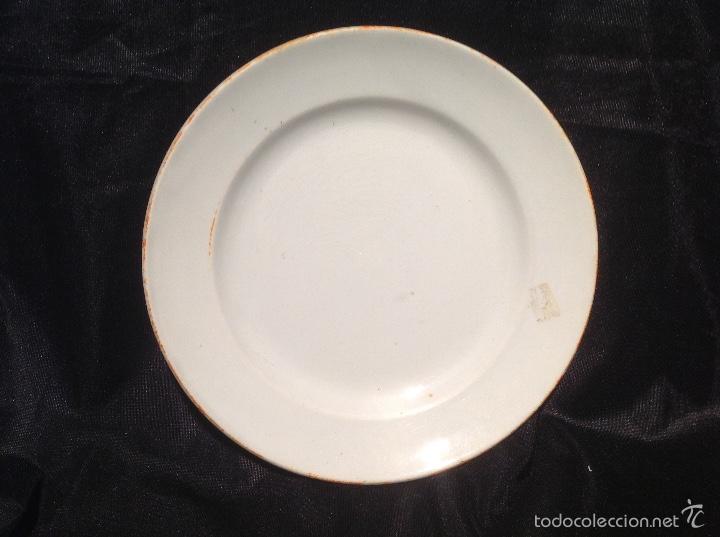 Vintage: Plato Blanco Pickman Sevilla 22,5 cm