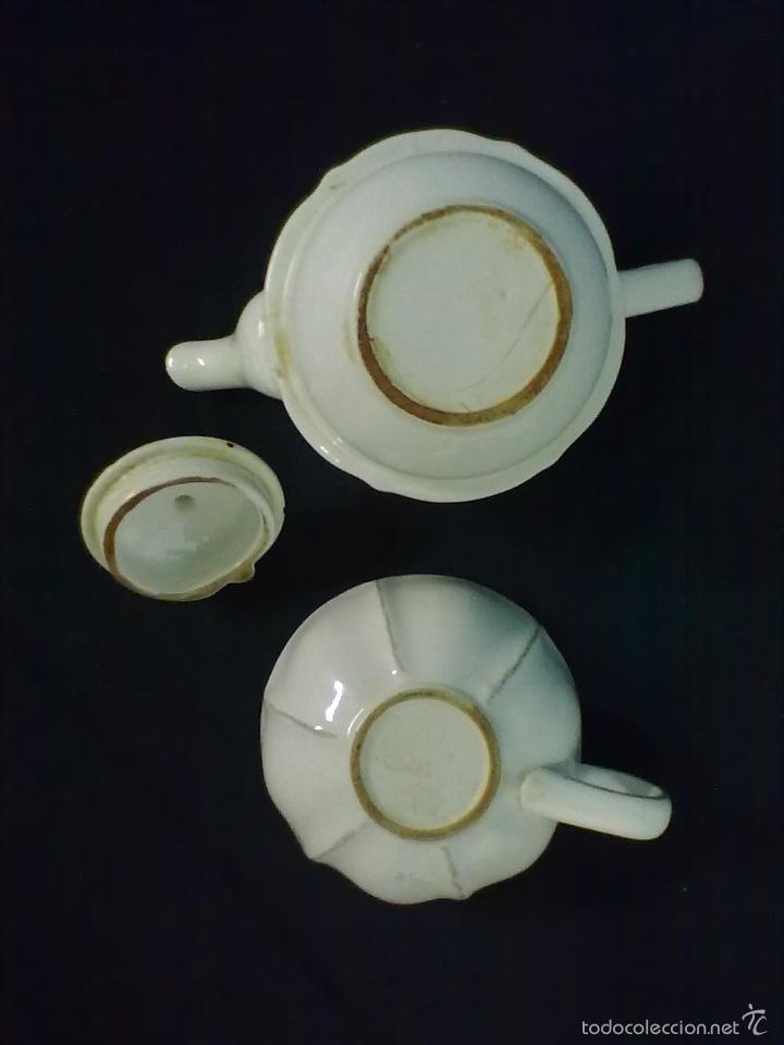 Vintage: TETERA TAZA CAFETERA LOZA - Foto 7