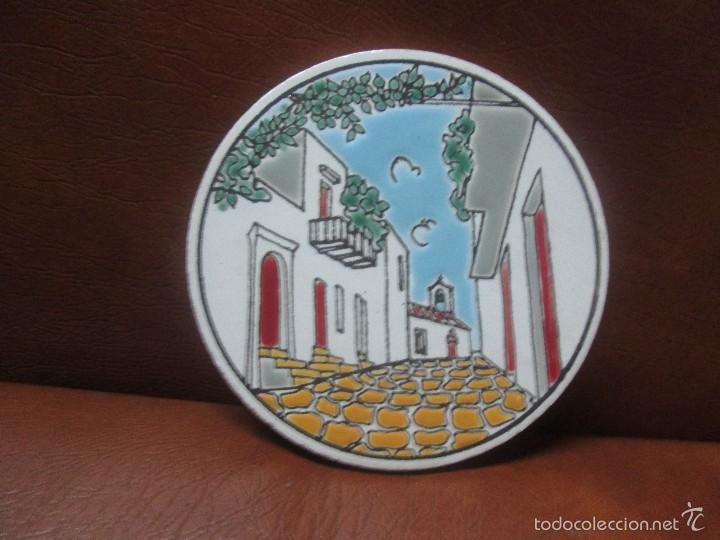 Vintage: CERAMICA ARTESANAL DE KNOSSOD LTD. GRECIA MIDE 9,00 CMS. DE D&Iacute;AMETRO