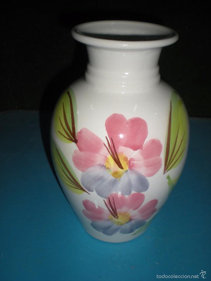 Vintage: Jarr&oacute;n cer&aacute;mica popular altura 21cm di&aacute;metro 12cm