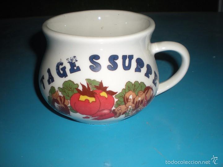 Vintage: Taza de porcelana. Tage ssuppe. Marcada AM/63. Amsterdam