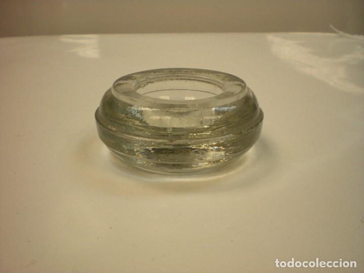Vintage: portavelas en cristal