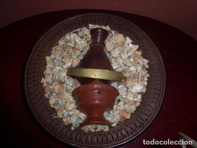 Vintage: PLATO DE CERAMICA ARABE EN RELIEVE
