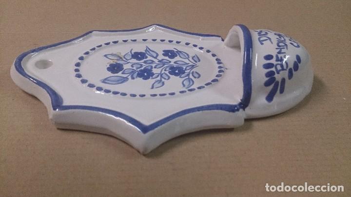 Vintage: Pila benditera en ceramica - Foto 5