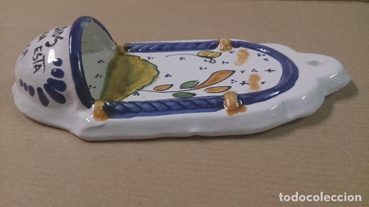 Vintage: Pila benditera en ceramica - Foto 3