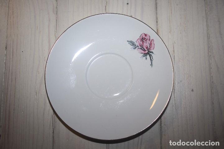 Vintage: Plato Porzelanit V - Borde dorado