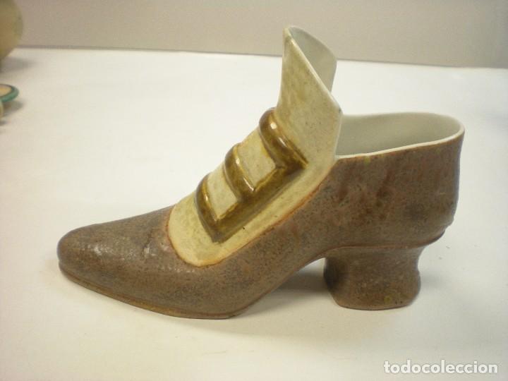 Vintage: zapato porcelana 18x7x12cm