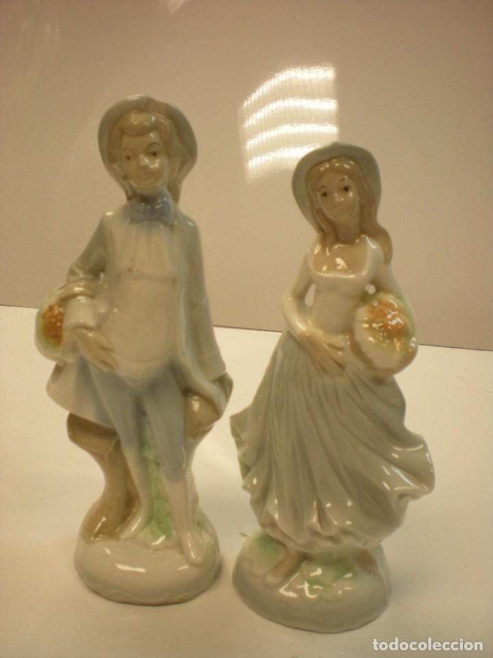 Vintage: pareja en porcelana