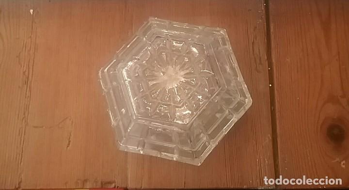Vintage: ANILLERO CRISTAL TALLADO