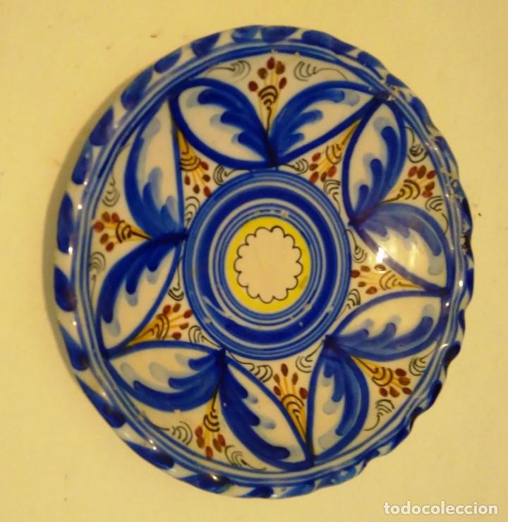 Vintage: PLATO CER&Aacute;MICA - 27 CM DI&Aacute;METRO JOSE FERNANDEZ - PUENTE ARENAS