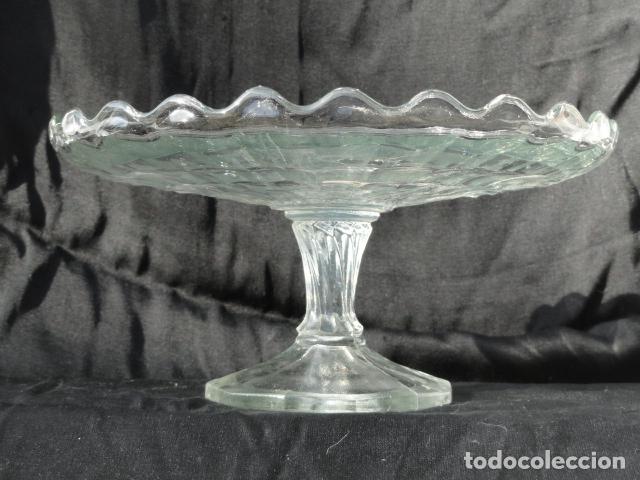 Vintage: BONITO CENTRO DE MESA DE CRISTAL. - Foto 3