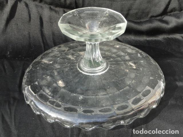 Vintage: BONITO CENTRO DE MESA DE CRISTAL. - Foto 4