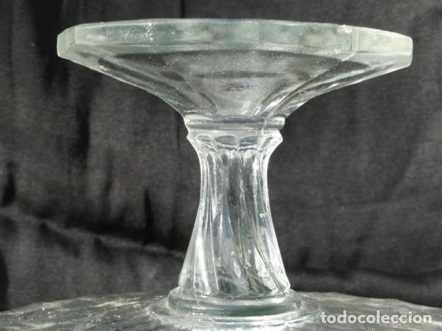 Vintage: BONITO CENTRO DE MESA DE CRISTAL. - Foto 5