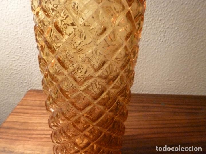Vintage: botella de cristal caramelo - Foto 3