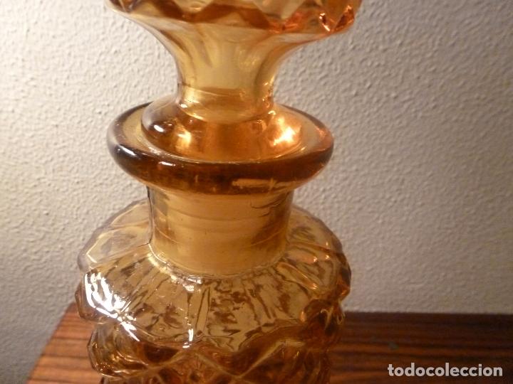 Vintage: botella de cristal caramelo - Foto 4