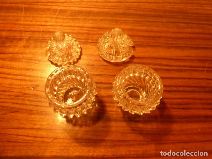 Vintage: dos saleros de cristal - Foto 2