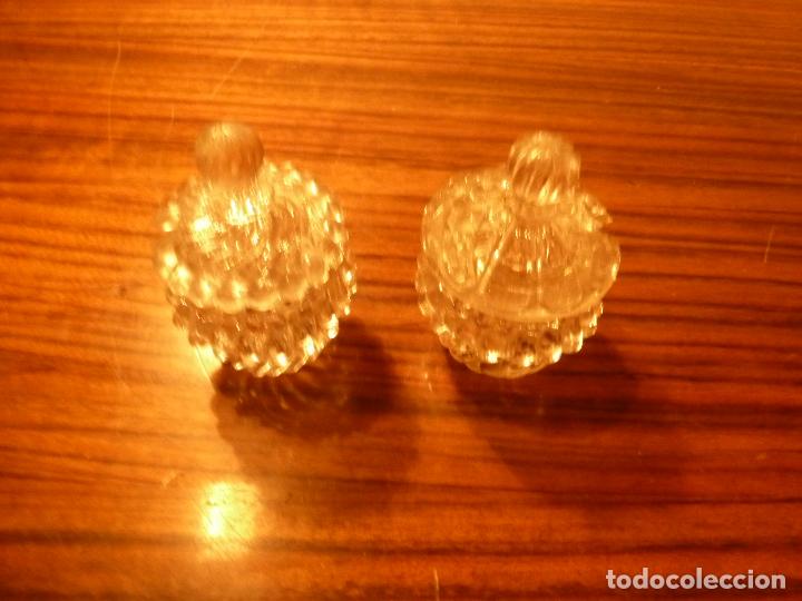 Vintage: dos saleros de cristal - Foto 8