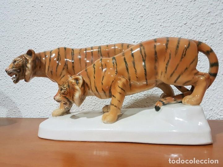 Vintage: TIGRES DE PORCELANA ESCANDINAVA VINTAGE