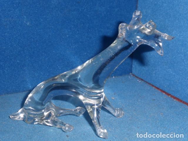 Vintage: FIGURA DE JIRAFA DE CRISTAL SOPLADO