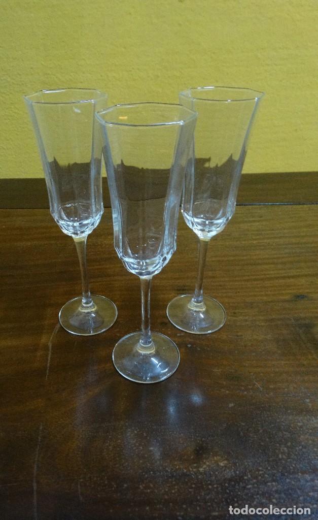 Vintage: 3 COPAS CHAMPAN. REF. 5957 - Foto 2