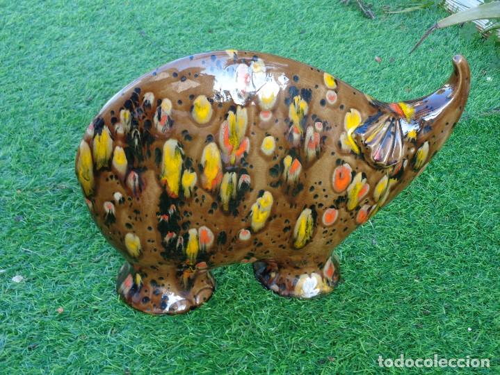 Vintage: PRECIOSO Y CURIOSO ELEFANTE DE CERAMICA