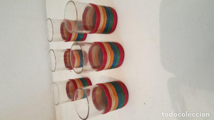 Vintage: juego de 6 vasitos - Foto 4