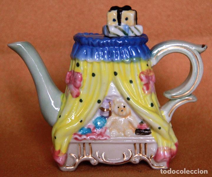 Vintage: TETERA DE COLECCI&Oacute;N. PORCELANA - Foto 1