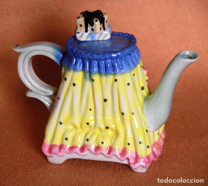 Vintage: TETERA DE COLECCI&Oacute;N. PORCELANA - Foto 2