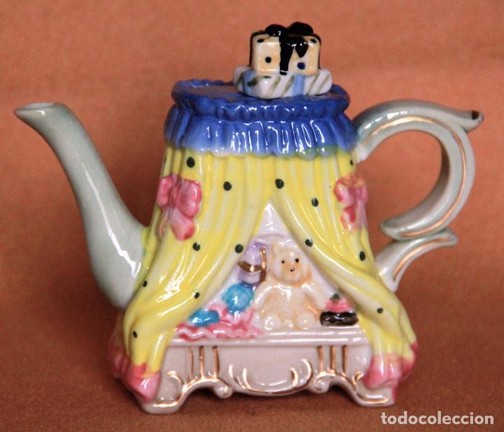 Vintage: TETERA DE COLECCI&Oacute;N. PORCELANA - Foto 5