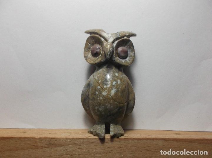 Vintage: BUHO REALIZADO PIEDRA.
