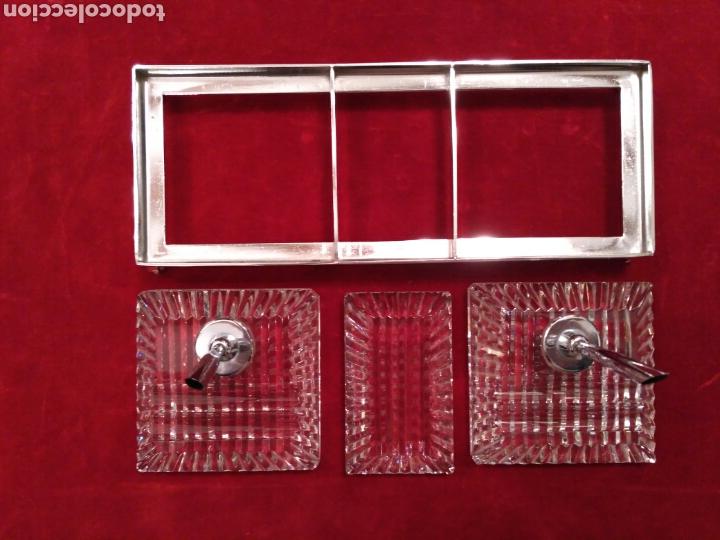 Vintage: Escriban&iacute;a de cristal tallado de los a&ntilde;os 70 - Foto 5