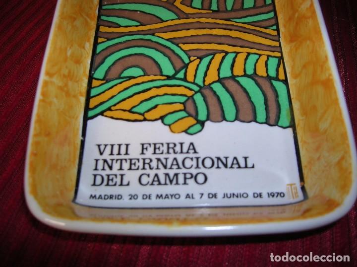 Vintage: V I I I Feria Internacional del Campo.Madrid año 1970 .Muy original cenicero - Foto 2 - 77621109