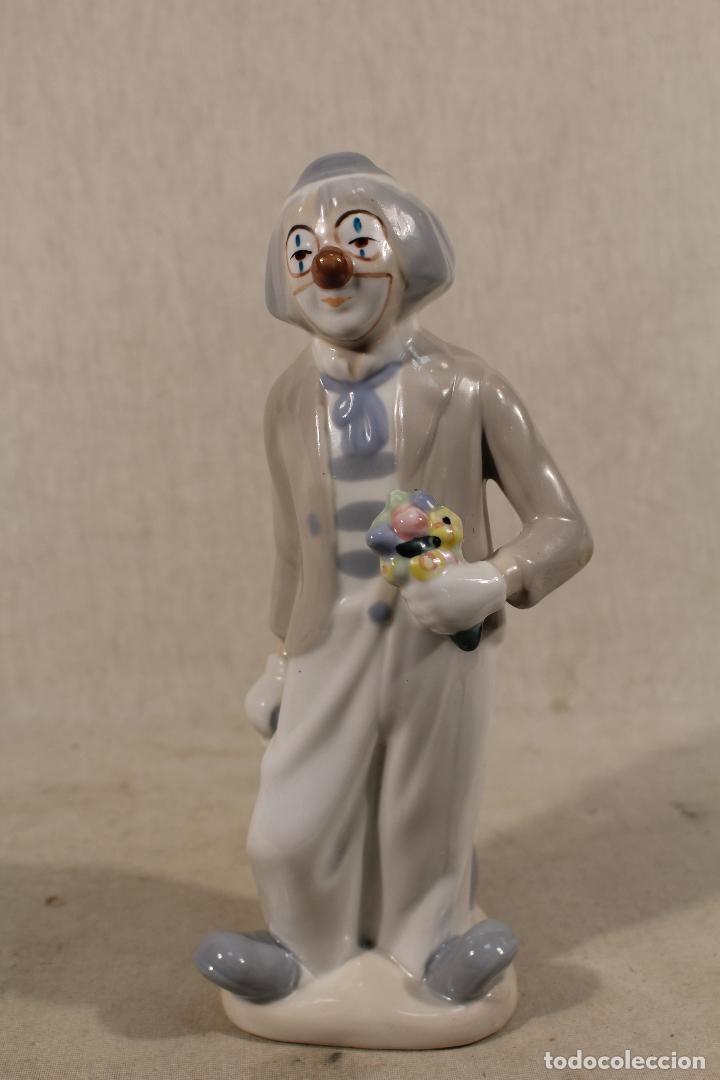 Vintage: figura de payaso en porcelana casades - valencia