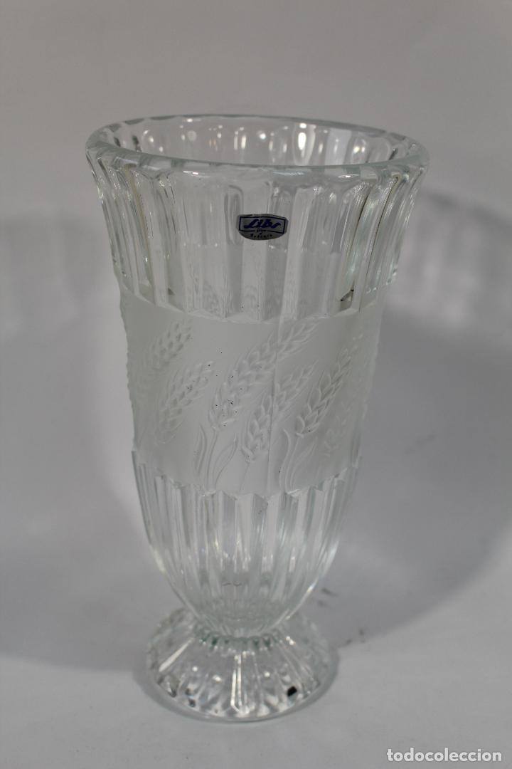 Vintage: jarron en cristal glaseado