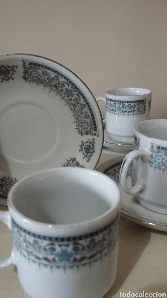 Vintage: Juego de caf&eacute; porcelana China