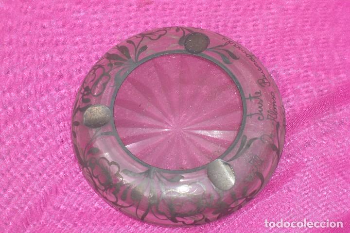 Vintage: CENICERO VITAGE CRISTAL BUENA POSADA A&Ntilde;O 1962