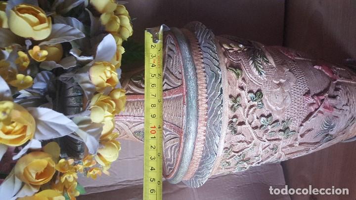 Vintage: JARRON CON RELIEVES CHINA - Foto 15