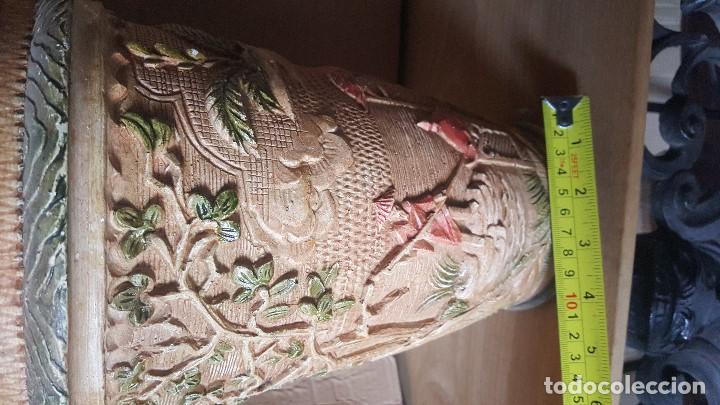 Vintage: JARRON CON RELIEVES CHINA - Foto 16
