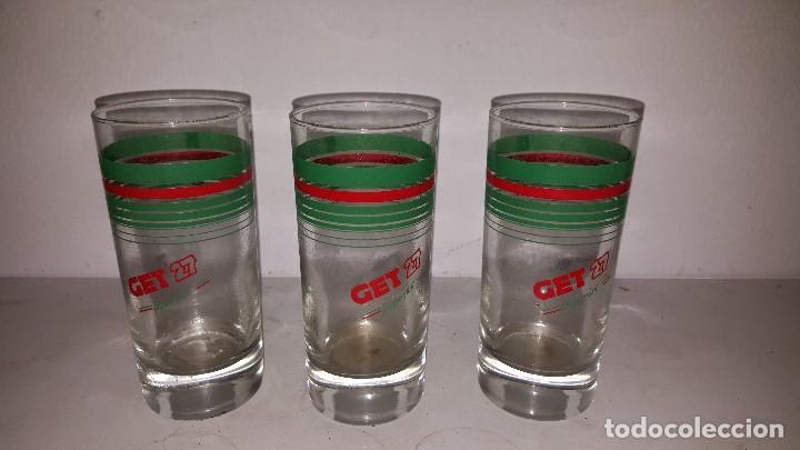Vintage: 3 VASOS A&Ntilde;OS 70 - Foto 1